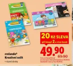 Lidl Kreativní sešit nabídka
