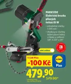 Lidl Elektická bruska pilových řetězů 85 w nabídka