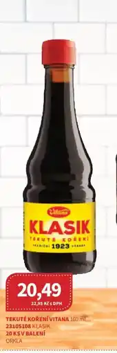 Kubík potraviny VITANA Tekuté koření nabídka