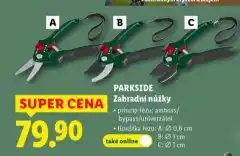 Lidl Zahradní nůžky nabídka
