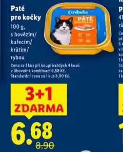 Lidl C oshida paté pro kočky nabídka