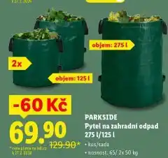 Lidl Pytel na zahradní odpad nabídka