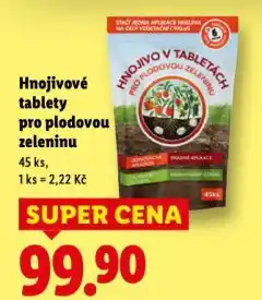 Lidl Hnojivo tablety pro plodovou zeleninu nabídka