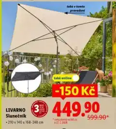 Lidl Slunečník nabídka