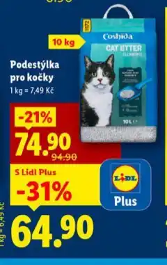 Lidl Coshida poodestýlka pro kočky nabídka