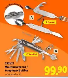 Lidl Kempingový příbor nabídka