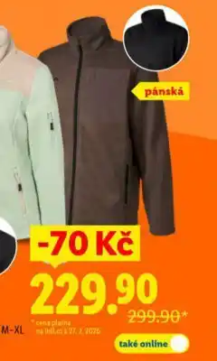 Lidl Pánská fleecová bunda nabídka