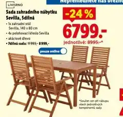 Lidl Sada zahradního nábytku nabídka