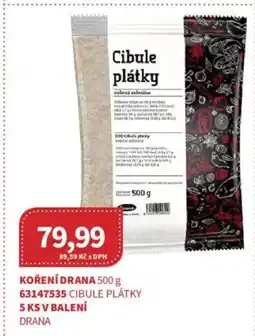 Kubík potraviny Koření Drana nabídka