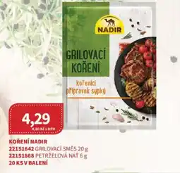 Kubík potraviny Koření Nadir nabídka