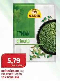 Kubík potraviny Koření Nadir nabídka