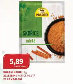 Kubík potraviny Koření Nadir nabídka