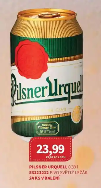 Kubík potraviny Pilsner Urquell nabídka