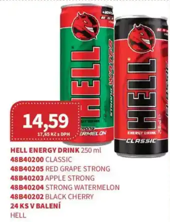 Kubík potraviny HELL Energy drink nabídka