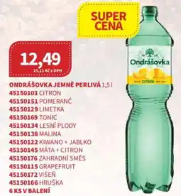 Kubík potraviny Ondrášovka jemně perlivá nabídka