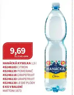 Kubík potraviny Hanácká Kyselka nabídka