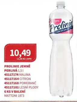 Kubík potraviny Prolinie jemně perlivá nabídka
