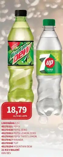 Kubík potraviny Limonáda nabídka