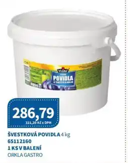 Kubík potraviny Švestková Povidla nabídka