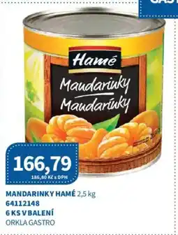 Kubík potraviny Mandarinky Hamé nabídka