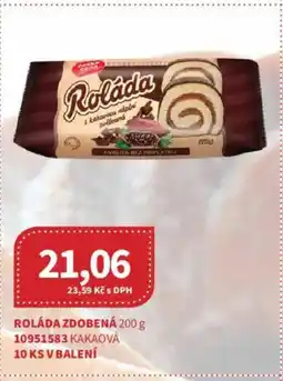 Kubík potraviny Roláda Zdobená nabídka