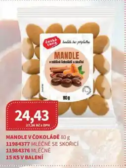 Kubík potraviny Mandle v čokoládě nabídka