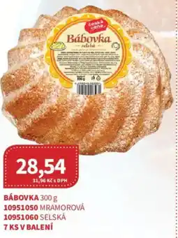 Kubík potraviny Bábovka nabídka