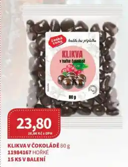 Kubík potraviny Klikva v čokoládě nabídka
