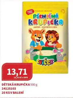 Kubík potraviny Dětská krupička nabídka