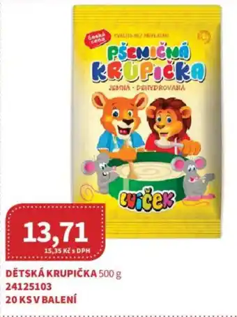 Kubík potraviny Dětská krupička nabídka