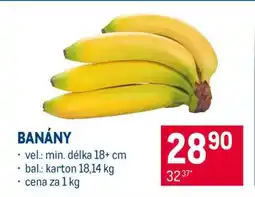 Makro Banány nabídka