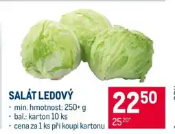 Makro Salát ledový nabídka
