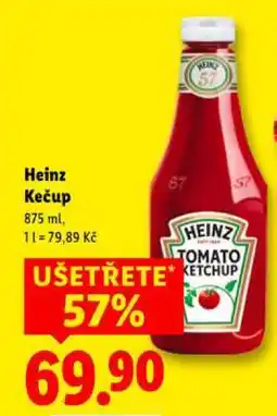 Lidl HEINZ kečup nabídka