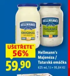 Lidl Hellmann's tatarská omáčka nabídka