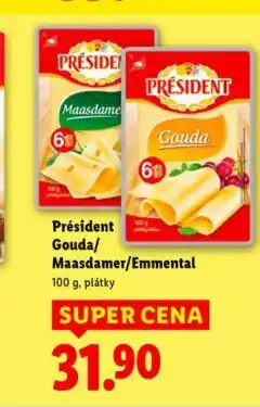 Lidl Président maasdamer nabídka
