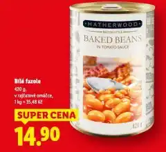 Lidl Bílé fazole nabídka