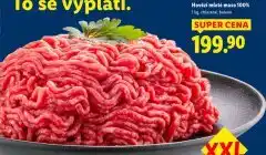 Lidl Hovězí mleté maso 100% nabídka