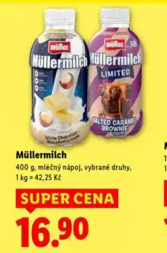Lidl Müllermilch mléčný nápoj nabídka