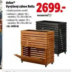 Lidl Vyvýšený záhon rolla xl nabídka