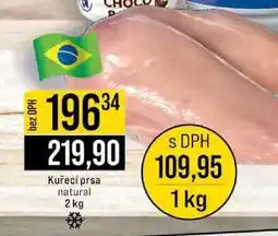 Jip Kuřecí prsa natural 2 kg 1kg nabídka