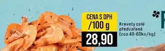 Jip Krevety celé předvařené cca 40-60ks nabídka