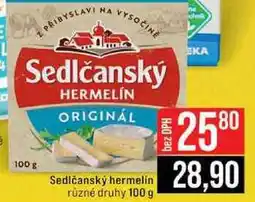 Jip Sedlčanský hermelín různé druhy nabídka
