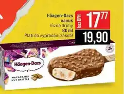 Jip Häagen-Dazs nanuk různé druhy nabídka