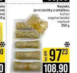 Jip Nasiako jarní závitky s omáčkou kuřecí vegetariánské vepřové nabídka
