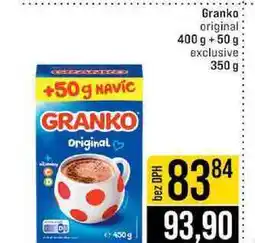 Jip Granko original 400 g 50 g exclusive 350 g nabídka