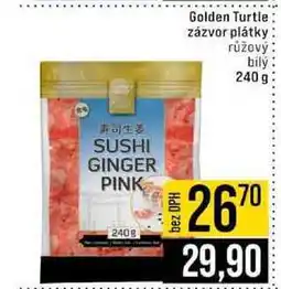 Jip Golden Turtle zázvor plátky růžový bílý nabídka