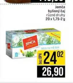 Jip Jemča bylinný čaj různé druhy 20 x nabídka