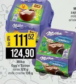 Jip Milka Egg'n'Spoon oreo 128 g milk creme 136 g nabídka