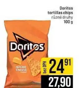 Jip Doritos tortillas chips různé druhy nabídka