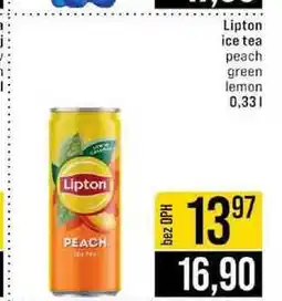 Jip Lipton ice tea peach green lemon nabídka